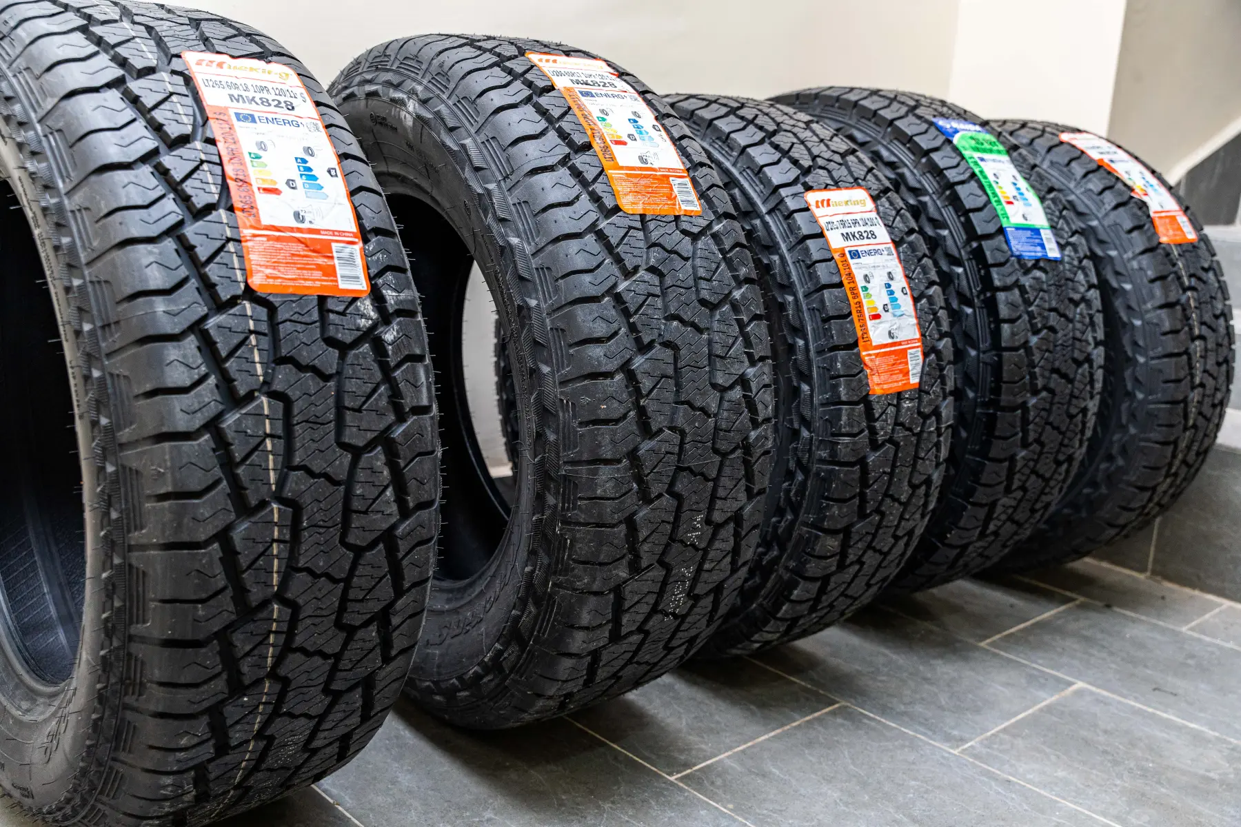 Technician working inside Roshan Tyre Centre