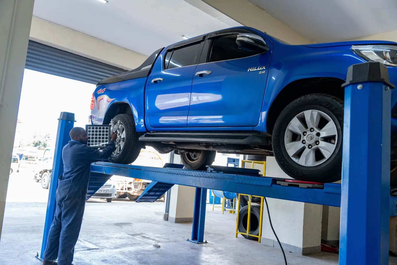 Tyre rotation service at Roshan Tyre Centre